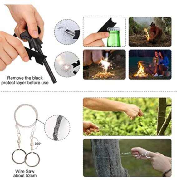 New Emergency Survival Kit 14 in 1 - Picture 6 of 7